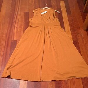 Soft Surroundings Petite XL (18) Athena Dress in Honey Heather New With Tags